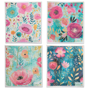 4 Pk Sponge Cloths - Abby Rose-Colibri-Modern Rascals
