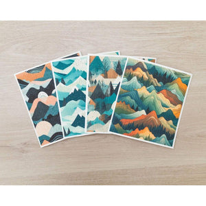 4 Pk Sponge Cloths - In the Mountains-Colibri-Modern Rascals