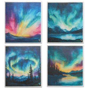 4 Pk Sponge Cloths - In the North-Colibri-Modern Rascals