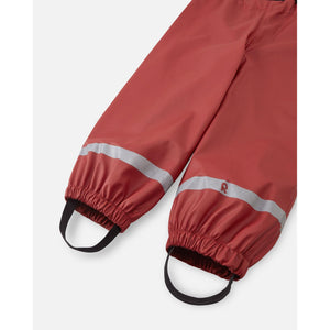 Loiske Waterproof Rain Pants with Fleece Lining - Castanea Brown