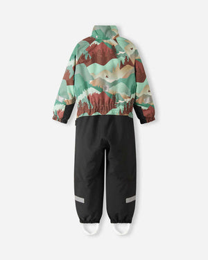 Kurikka ReimaTec One Piece Snow Suit - Stone Green Mountains