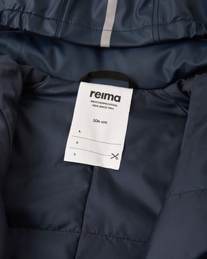 Rapakko Waterproof Rain Overall with Fleece Lining - Navy