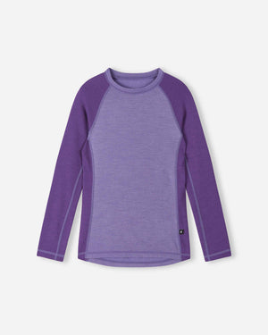 Taitoa Wool-Lyocell Blend Base Layer Set - Misty Violet - Solid