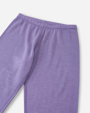 Taitoa Wool-Lyocell Blend Base Layer Set - Misty Violet - Solid