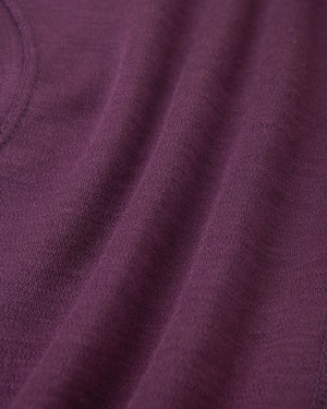 Eino Knit Wool Mittens - Deep Purple