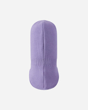 Starrie Merino Wool Cotton Lined Balaclava - Blooming Lilac