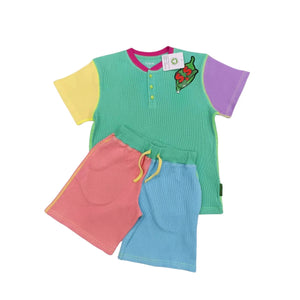 90's Neon Shortee Waffle Set-Slugs and Snails-Modern Rascals