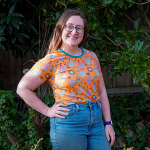 Adult's Chickens Short Sleeve Shirt-Uddevalla Barn-Modern Rascals