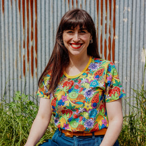 Adult's Fruit Salad Short Sleeve Shirt - 2 Left Size XL & 2X-Uddevalla Barn-Modern Rascals