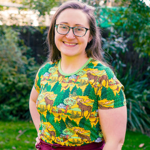 Adult's Moose Short Sleeve Shirt-Uddevalla Barn-Modern Rascals