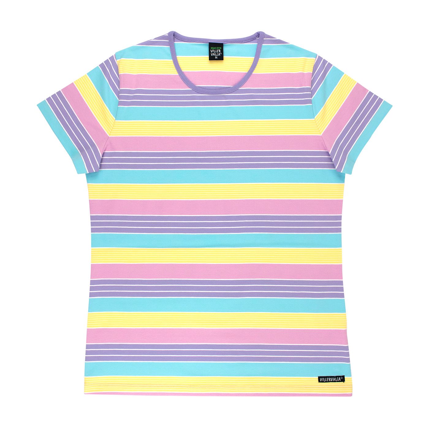 Adult's Multi Stripe Short Sleeve Shirt in California-Villervalla-Modern Rascals