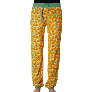 Adult's Oranges Velour Baggy Pants - Yellow-Duns Sweden-Modern Rascals