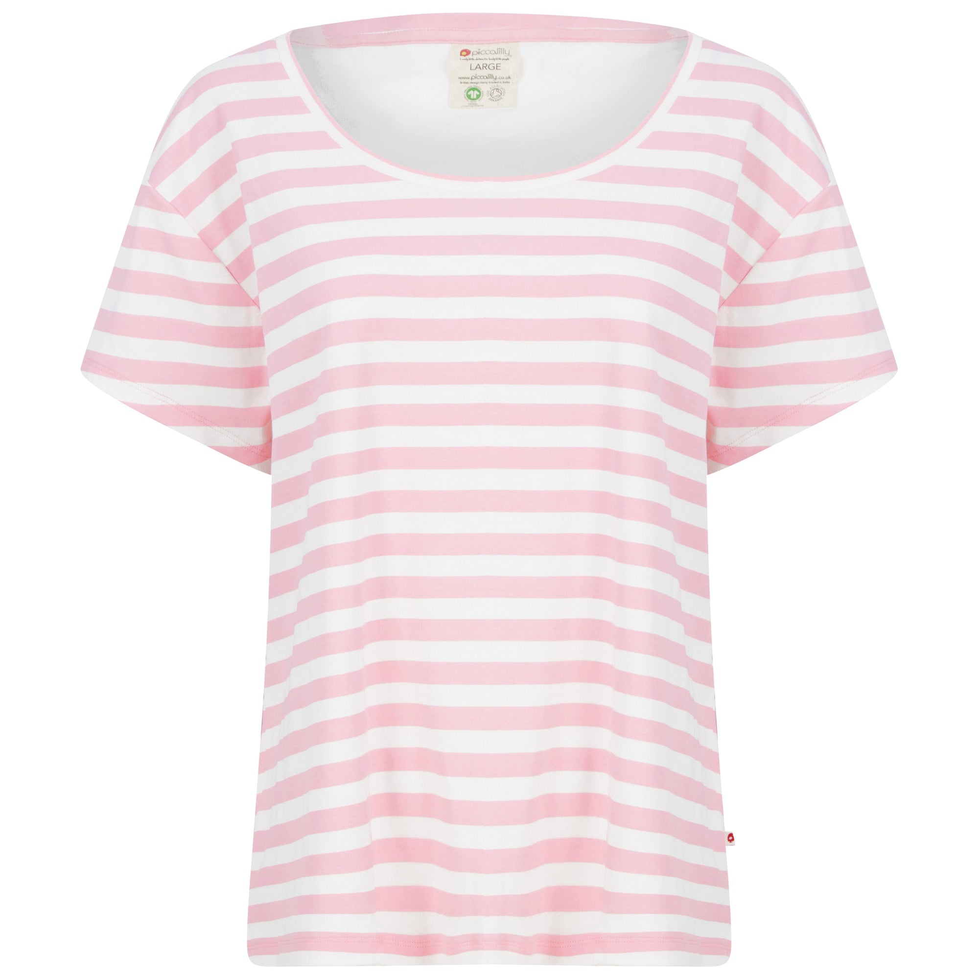 Adult's Orchard Pink T-Shirt - 1 Left Size UK S-Piccalilly-Modern Rascals