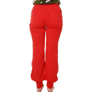 Adult's Poppy Red Baggy Pants - 1 Left Size L-More Than A Fling-Modern Rascals
