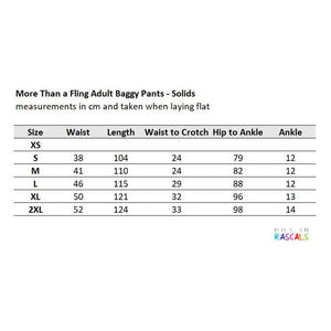Adult's Radish - Azur Blue Baggy Pants - 1 Left Size XS-Duns Sweden-Modern Rascals