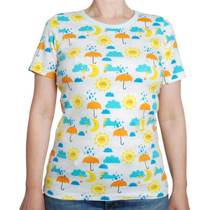 Adult's Sun And Rain Short Sleeve Shirt-Duns Sweden-Modern Rascals