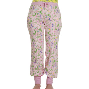 Adult's Wildflowers- Pink Baggy Pants - 2 Left Size L & XL-Duns Sweden-Modern Rascals