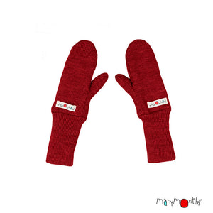Adult's Wool Long Cuff Mittens - Multiple Colours-ManyMonths Nature Woolies-Modern Rascals