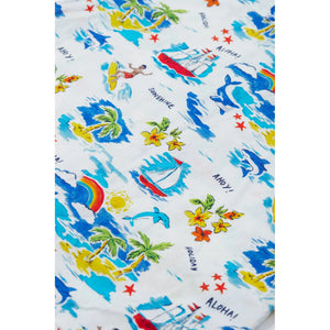Aloha Harvey Hawaiian Shirt - 2 Left Size 6-7 & 7-8 years-Frugi-Modern Rascals