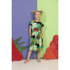 Anthill Green Short Sleeve Dress - 2 Left Size 7-9 & 9-11 years-Raspberry Republic-Modern Rascals
