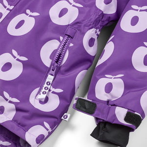 Apples Winter Jacket in Purple Shadow-Smafolk-Modern Rascals