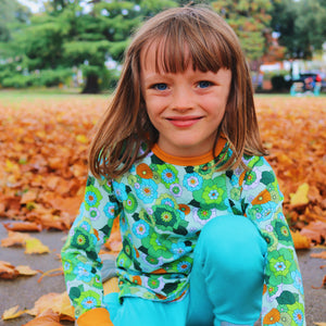 April Floral Long Sleeve Shirt-Uddevalla Barn-Modern Rascals