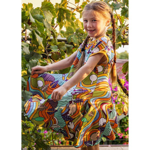 Autumn Hills Short Sleeve Dress-Uddevalla Barn-Modern Rascals