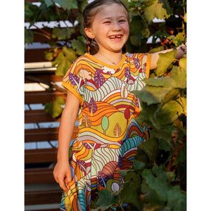 Autumn Hills Short Sleeve Dress-Uddevalla Barn-Modern Rascals
