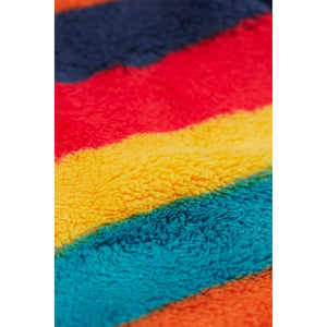 Autumn Stripe Zipped Ted Fleece Jacket-Frugi-Modern Rascals