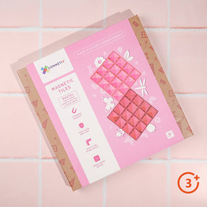 Base Plate Pack in Pink & Berry - 2 Pieces-Connetix-Modern Rascals