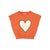 Basic Balloon Short Sleeve Shirt With Heart Print - 2 Left size 6-8 & 8-10 years-CARLIJNQ-Modern Rascals