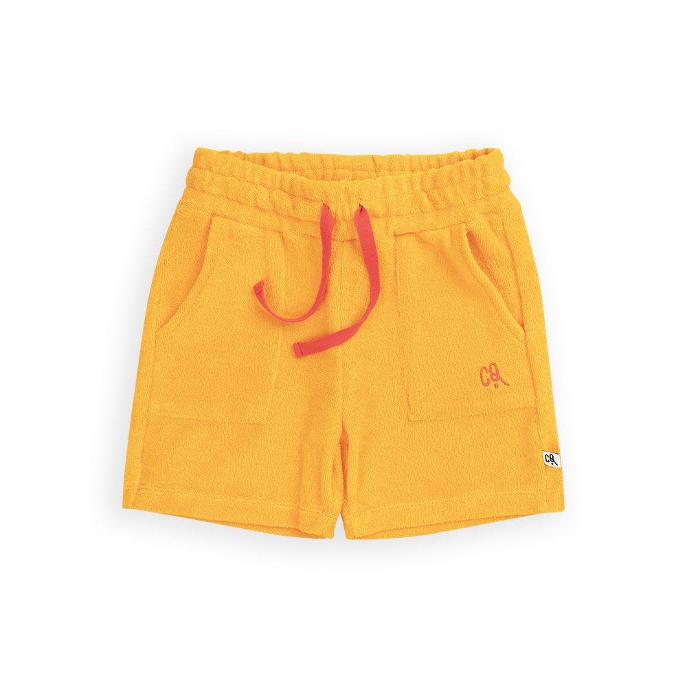 Basic Loose Fit Terry Shorts in Orange - 1 Left Size 2-4 years-CARLIJNQ-Modern Rascals