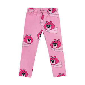 Bear Leggings - Pink - 1 Left Size 4-6 years-Dear Sophie-Modern Rascals