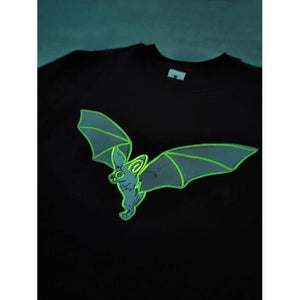 Black Bats - Glow in the Dark Long Sleeve Shirt-Mullido-Modern Rascals