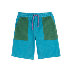Boat Blue Harley Cord Shorts-Frugi-Modern Rascals