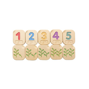 Braille Numbers 1-10-PlanToys-Modern Rascals