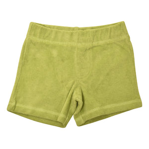 Bright Chartreuse Green Terry Shorts-Duns Sweden-Modern Rascals