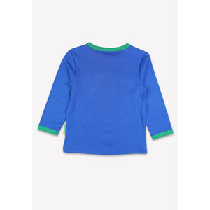 Brown Bear Applique Long Sleeve Shirt-Toby Tiger-Modern Rascals