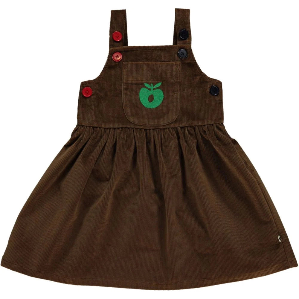 Brown Corduroy Pinafore Dress - 2 Left Size 9-10 & 11-12 years-Smafolk-Modern Rascals