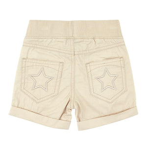 Canvas Star Shorts in Sand-Villervalla-Modern Rascals
