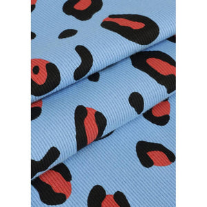 CARLIJNQ - Leopard Print Ribbed Oversized Tshirt - Size 7-8 (128cm)-Warehouse Find-Modern Rascals