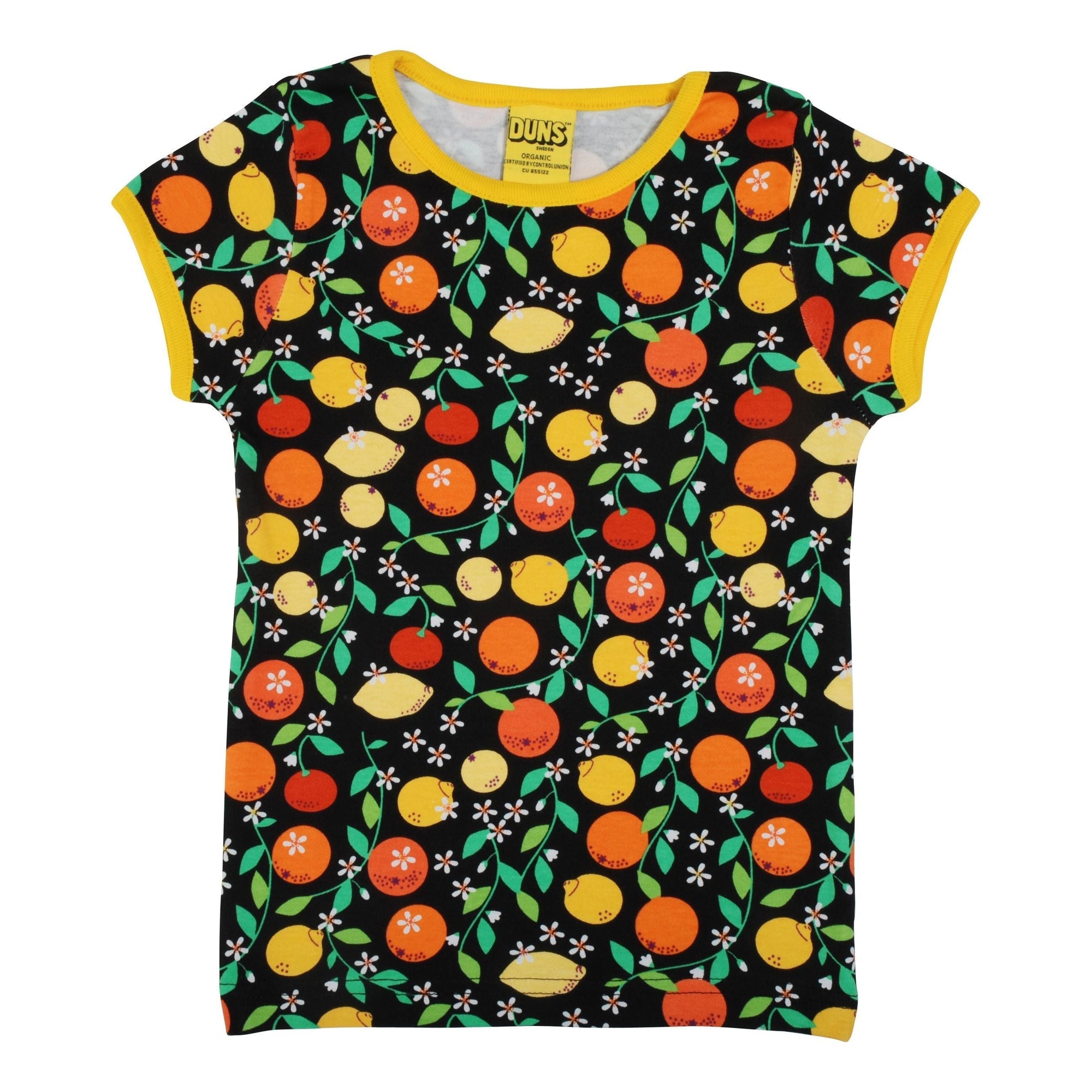Citrus - Black Short Sleeve Shirt - 1 Left Size 12-13 years-Duns Sweden-Modern Rascals