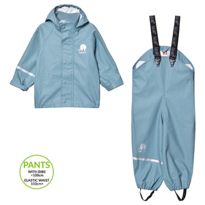 Classic Rain Suit Set - Smoke Blue - 1 Left Size 6-9 months-CeLaVi-Modern Rascals