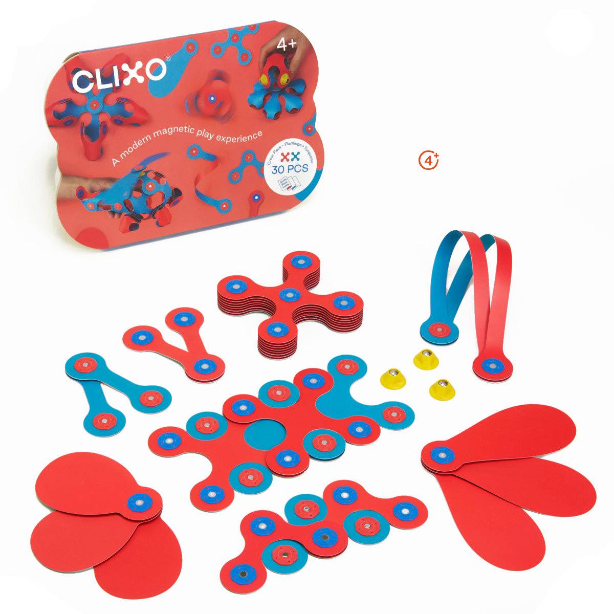 Clixo Crew Pack in Flamingo and Turquoise-Clixo-Modern Rascals