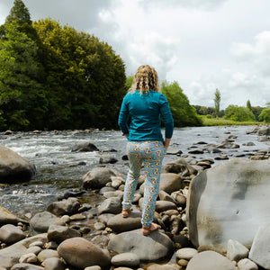 Coddi & Womple Adult's Soft Pant in Rainbow Surf - Size Medium-Warehouse Find-Modern Rascals