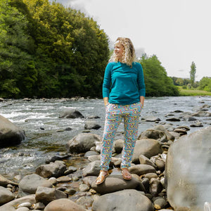 Coddi & Womple Adult's Soft Pant in Rainbow Surf - Size Medium-Warehouse Find-Modern Rascals