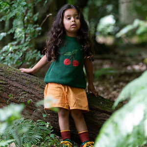 Coral Pink By The Sea Shorts-Little Green Radicals-Modern Rascals