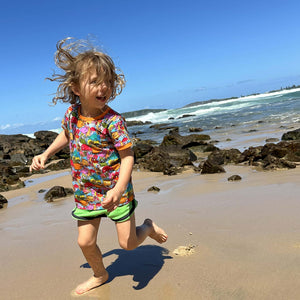 Coral Reef Short Sleeve Shirt-Uddevalla Barn-Modern Rascals