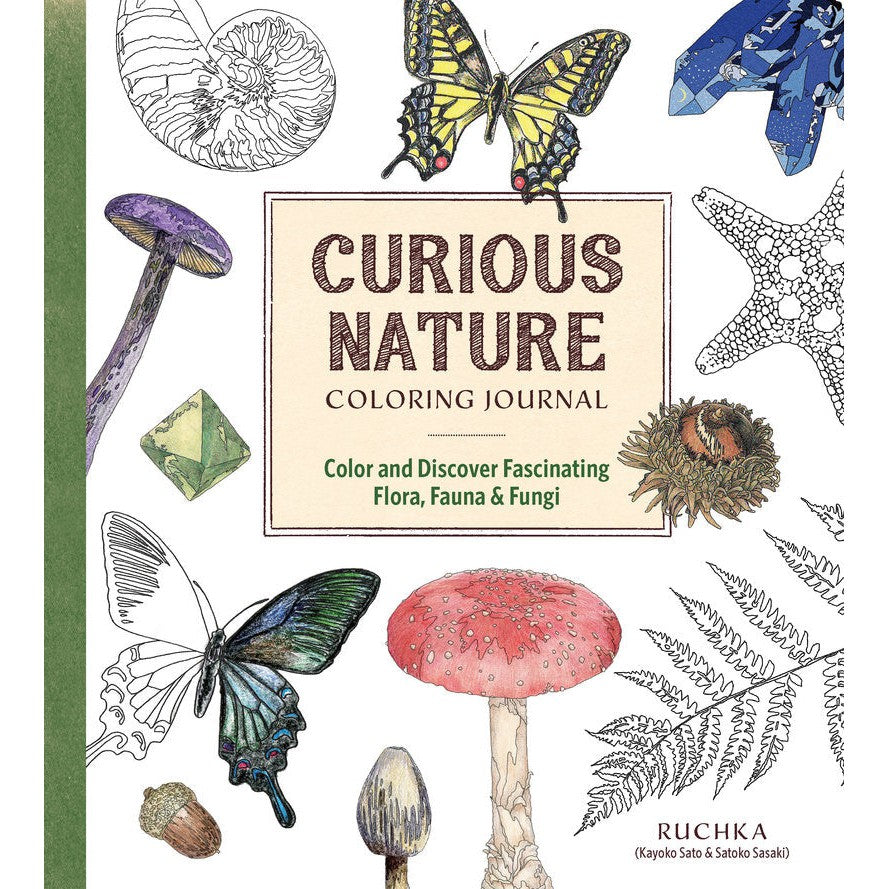 Curious Nature Colouring Journal-Raincoast Books-Modern Rascals