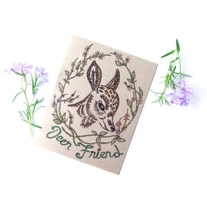 Deer Friend Card-Wild Life Illustration Co.-Modern Rascals